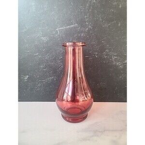 Vintage Red Glass Vase